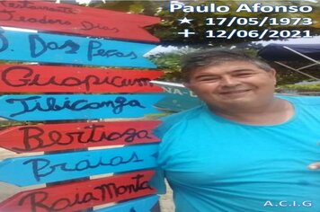Nota de pesar pelo falecimento de Paulo Afonso, ex vereador e empresário guaraqueçabano