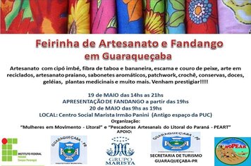 Feira de artesanato e fandango