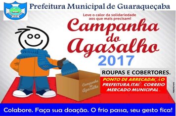 CAMPANHA DO AGASALHO 2017.