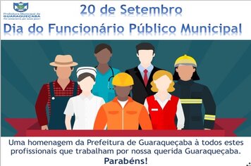 20 de Setembro Dia do funcionário público municipal