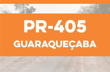 Guaraqueçaba dando mais um passo rumo a Pavimentação da PR-405.