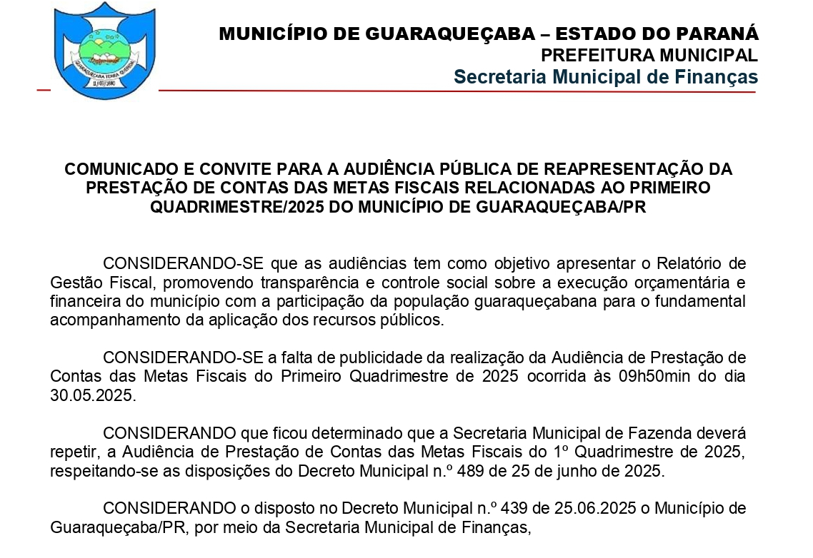 Audiência Pública