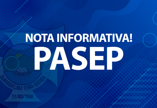 Nota informativa - PASEP.