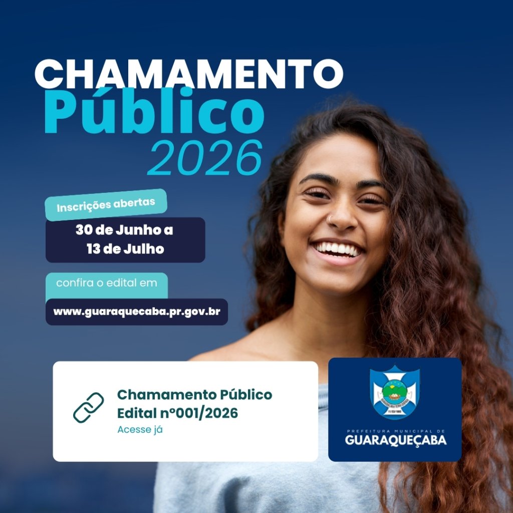 Prefeitura de Guaraqueçaba abre Chamamento Público para formação de Subcomissão Técnica