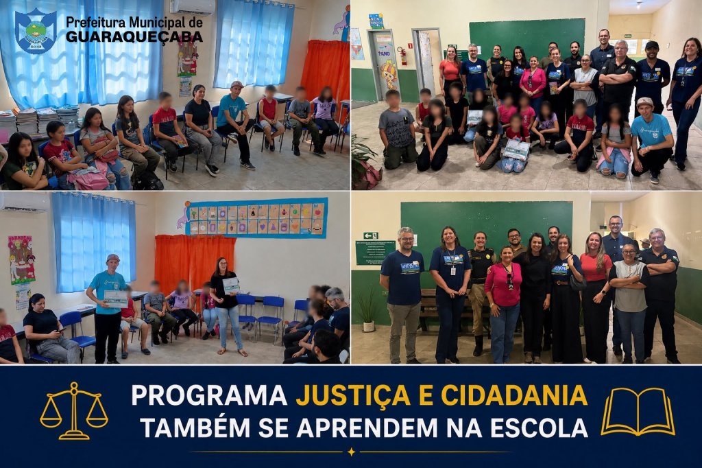 Justiça e Cidadania Também se Aprendem na Escola promove roda de conversa com estudantes de Guaraqueçaba