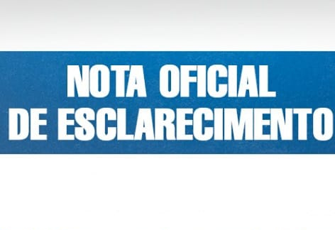 NOTA DE ESCLARECIMENTO