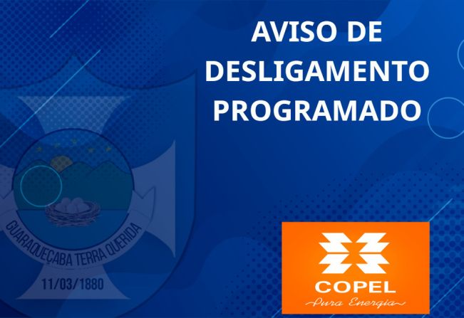COPEL - DESLIGAMENTO PROGRAMADO 